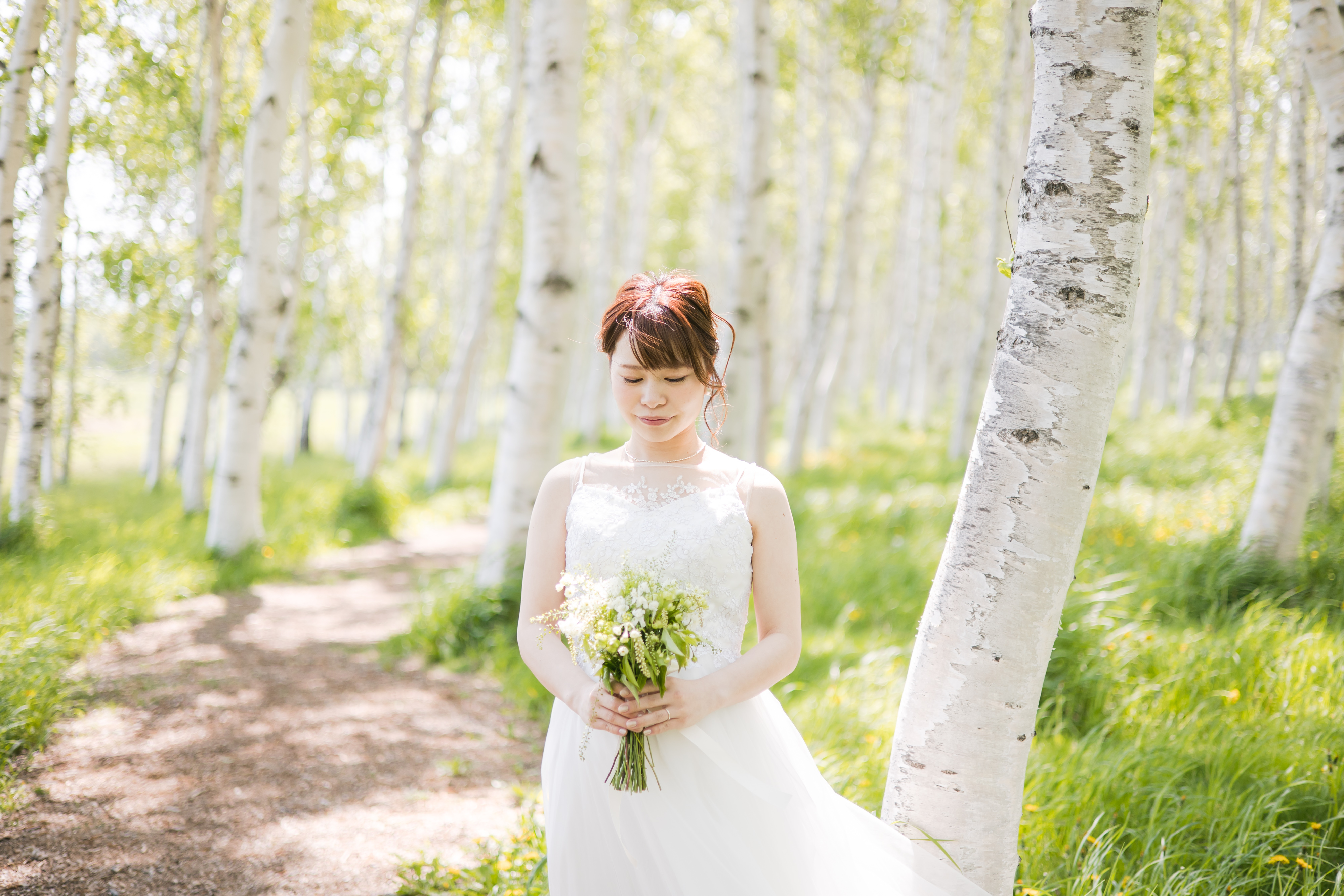 春の風を感じながら家族で結婚式